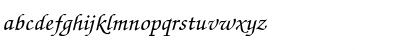 Download ZapfChaItcLEEMed Italic Font Lowercase Preview