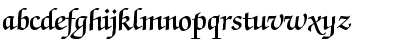 Download ZapfChancerySwashBQ-Demi Medium Font Lowercase Preview