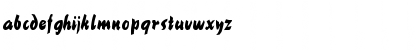 Download BrookscriptNarrow Regular Font Lowercase Preview