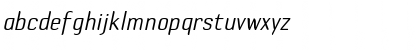 Download DefaultGothic-AGauge Italic Font Lowercase Preview