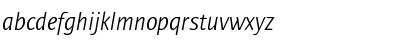 Download DendaNew LightItalic Font Lowercase Preview