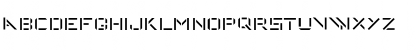 Download DeStijl Stencil Font Lowercase Preview