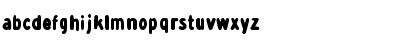 Download detourDork Regular Font Lowercase Preview