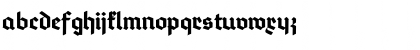 Download DeutschGotisch Regular Font Lowercase Preview
