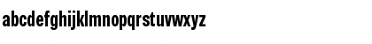 Download BrownExtraBoldCondensed Regular Font Lowercase Preview