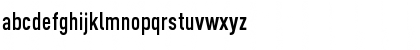 Download DINCond-BoldAlternate Regular Font Lowercase Preview