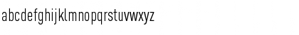 Download DINCond-RegularAlternate Regular Font Lowercase Preview