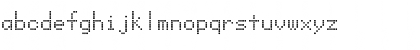 Download DotMatrix Regular Font Lowercase Preview
