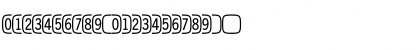 Download DoubleDigits SuperSquare Font Lowercase Preview