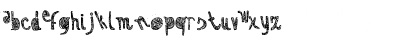 Download Zebra irregular Font Lowercase Preview