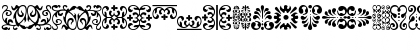 Download DTL Elzevir Ornaments Font Lowercase Preview