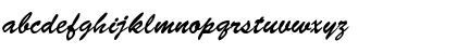Download Brush Regular Font Lowercase Preview