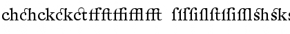 Download DTLFleischmannT Alt Font Lowercase Preview