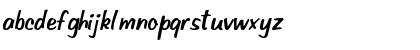Download Brush Regular Font Lowercase Preview
