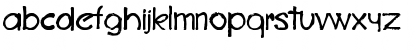 Download BrushedFat Becker Normal Font Lowercase Preview