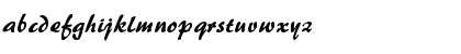 Download BrushFlash Regular Font Lowercase Preview