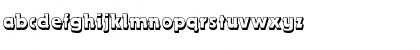 Download DynamoEF BoldShadow Font Lowercase Preview