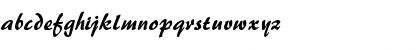 Download Brushstroke 35 Normal Font Lowercase Preview