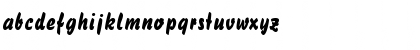 Download BrushStroke26 Normal Font Lowercase Preview