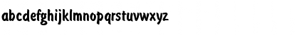 Download BrushType Bold Font Lowercase Preview