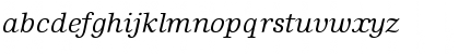 Download EdisonEF-BookItalic Regular Font Lowercase Preview