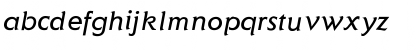 Download Elan BookItalic Font Lowercase Preview