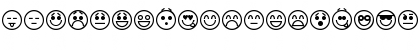 Download Emoticons Regular Font Lowercase Preview