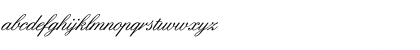 Download EnglishScriptC Regular Font Lowercase Preview