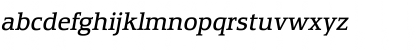 Download EquestrienneBookItalic Regular Font Lowercase Preview