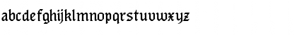 Download ErosText Regular Font Lowercase Preview