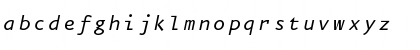 Download Eureka Mono Italic Font Lowercase Preview