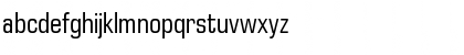 Download EuropeCond Regular Font Lowercase Preview