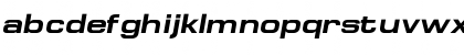 Download EuropeExt Bold Italic Font Lowercase Preview