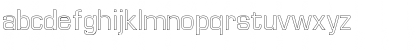 Download Euro TechnicOutline Font Lowercase Preview