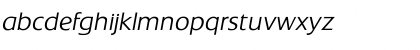 Download ExtensionLightItalic Regular Font Lowercase Preview