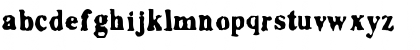 Download Facsimiled Bold Font Lowercase Preview
