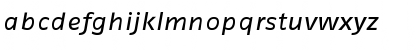 Download FagoExLf Italic Font Lowercase Preview