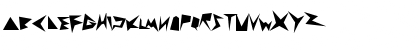 Download zig zag zeg Regular Font Lowercase Preview