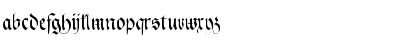 Download FederFrakturEF Regular Font Lowercase Preview