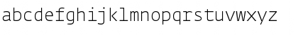 Download Fedra Mono Light Font Lowercase Preview