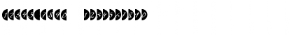 Download BulletNumbers MyScript Neg Regular Font Lowercase Preview