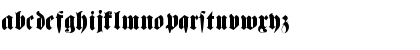 Download FetteHaenelFraktur Regular Font Lowercase Preview