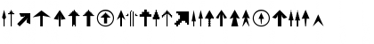 Download Fleches UpDown Font Lowercase Preview