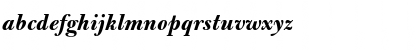 Download BulmerMT BoldItalic Font Lowercase Preview