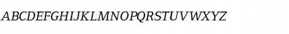 Download FoundryFormSerif ItalicSC Font Lowercase Preview
