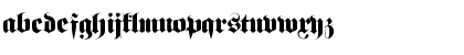Download FrakturFett Regular Font Lowercase Preview
