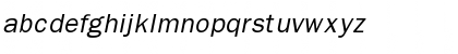 Download ITC Franklin Gothic Book Oblique Font Lowercase Preview