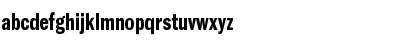 Download FranklinGothicEF DemiComp Font Lowercase Preview