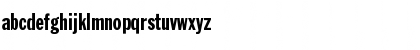 Download FranklinGothicEF ExtraCondens Font Lowercase Preview