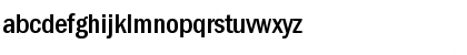 Download FranklinGothicMediCondC Regular Font Lowercase Preview